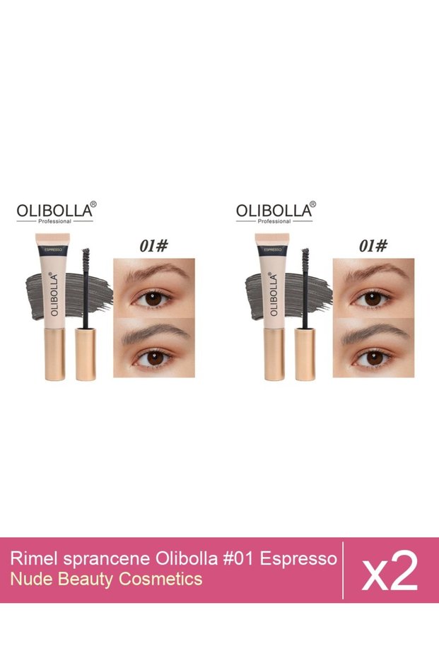 Set 2x Rimel sprancene Olibolla #01 Espresso