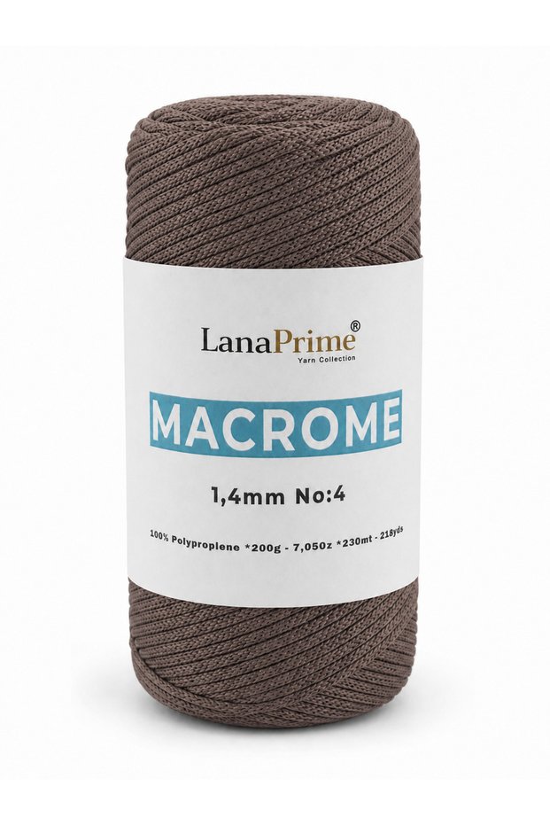 Macrame Knitting Cord (1.4mm) 230m. Bag Ipi 200 Gr Polypropylene Color No:35
