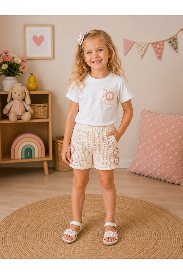 Girl's Süzen Shorts Set