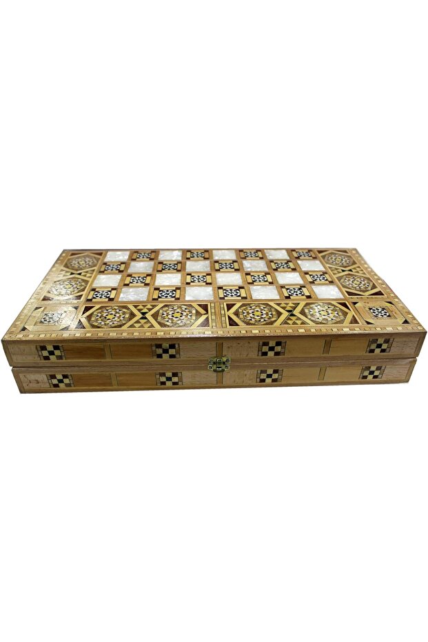 Wooden Backgammon with Chess Board | CHS6A