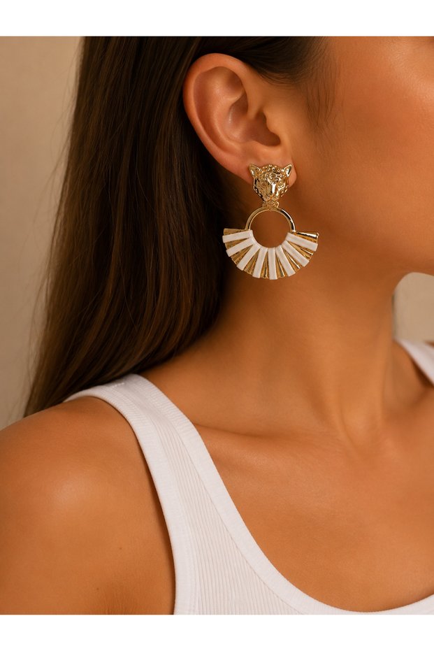 Golden Safari Earrings