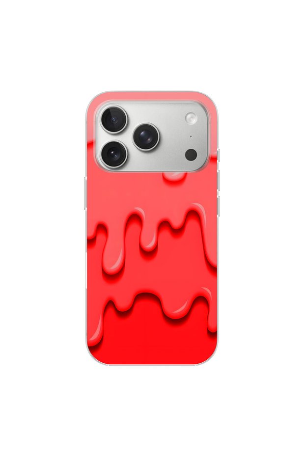 iPhone 17 Pro Max Compatible Cream 4 Design Transparent Case