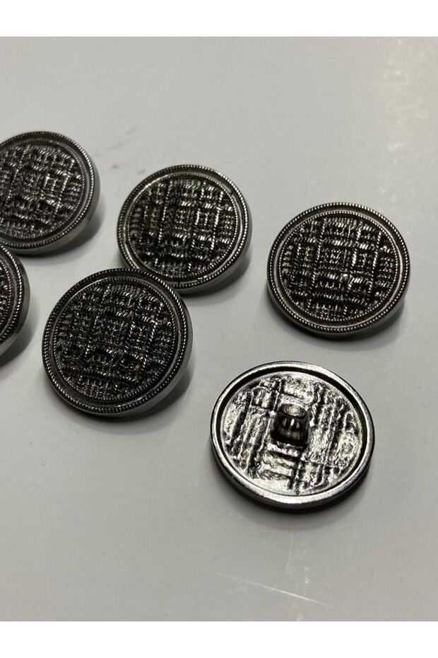 Trench Coat Blazer Jacket Button Straw Model Anthracite / 2 cm