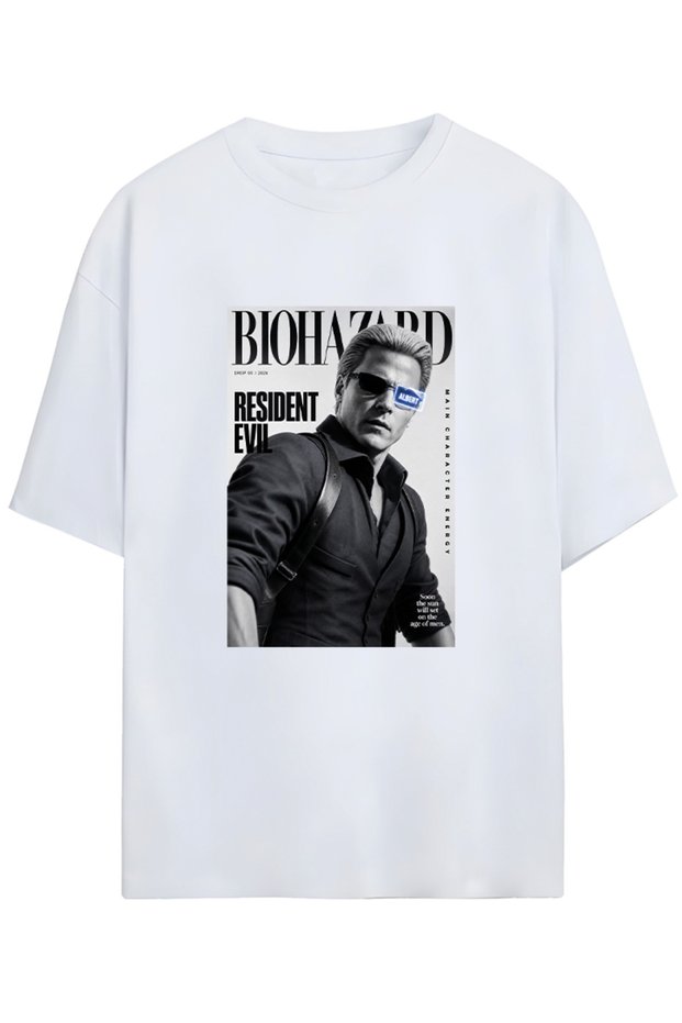 Resident Evil Design Premium Print Quality 100% Cotton Unisex T-Shirt