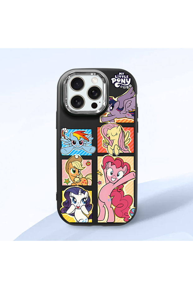 Black Silicone Case Compatible with iPhone 15 Pro Max with Shock-Absorbing Camera Protections