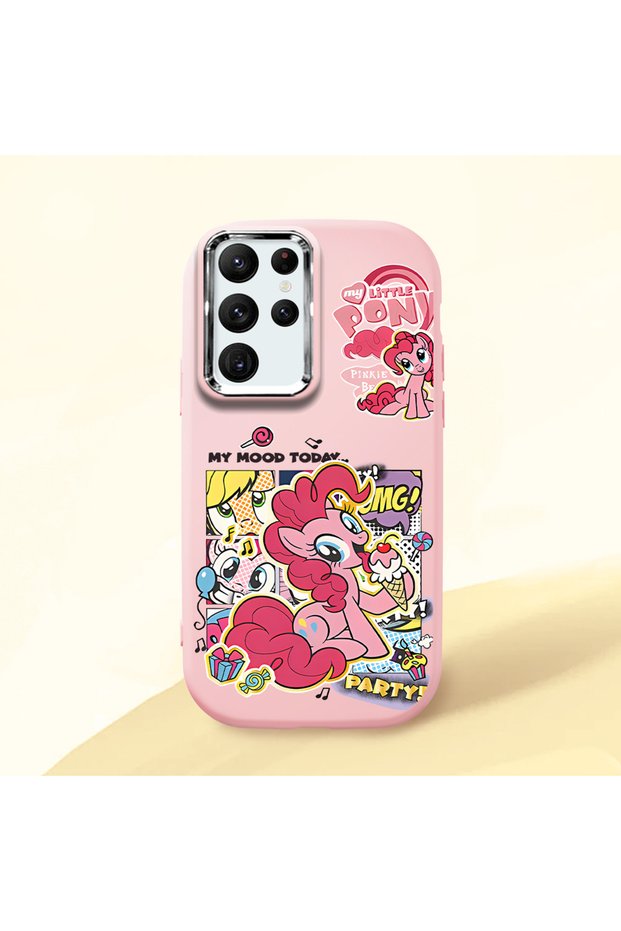Pink Silicone Case with Shock-Absorbing Camera Protection Compatible with Samsung Galaxy S22 Ultra