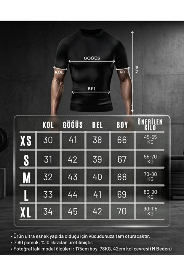 Basic Compression T-shirt (SİYAH) - 5