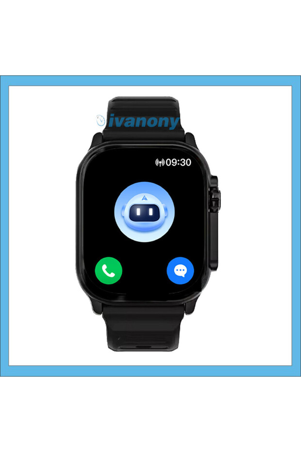 ساعة ذكية C Ivanony HK11 ULTRA 3 بشاشة AMOLED مقاس 2.02 بوصة مع تقنية البلوتوث ومشاركة الشبكة، مع العلبة الأصلية