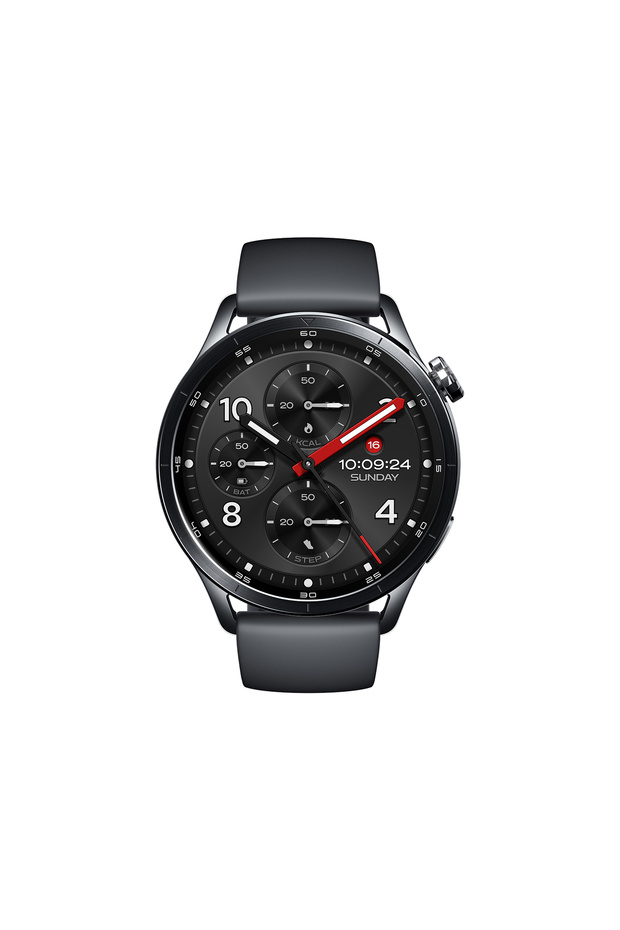 Watch S5 46mm Siyah Akıllı Saat, Android iOS, Sesli Arama, Sağlık Takibi, Çift Bant GPS