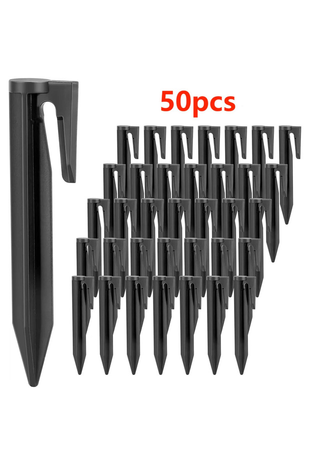 50pcs Garden Lawn Mower Peg 50/100/200Pcs Environment-friendly Ground Pegs Laying Boundary Cables Ro