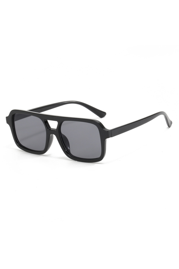 black grey Hiking Camping 2024 New Double Beam Anti Light Glasses Personalized Small Frame Retro Gla