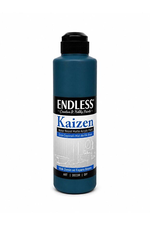 endlesshobby Kaizen Islak Zemin Ve Fayans Boyası Fresco 500ml + Katalizör 20gr KZ-031