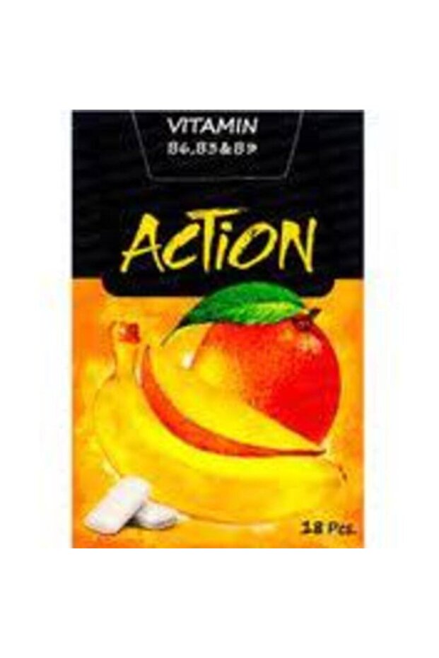 Action Banaa Gum 23.8g, (20 x2packs)