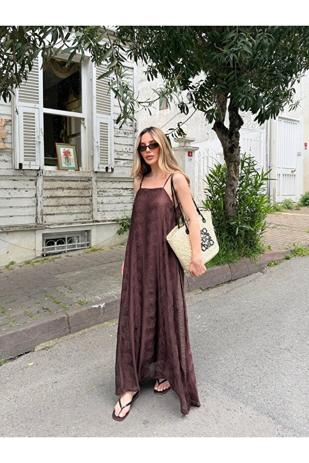 Rochie maro brodată - 3437 - 5