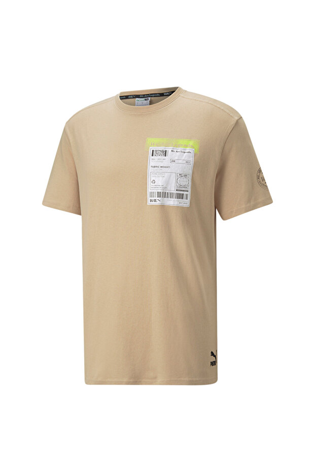 Men We Are Legends Relaxed Tee - Beige