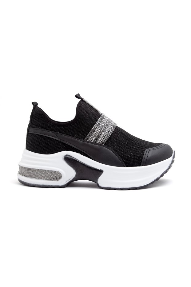 Mdl 1059 Knitwear Stoned High-Sole Sports Shoes