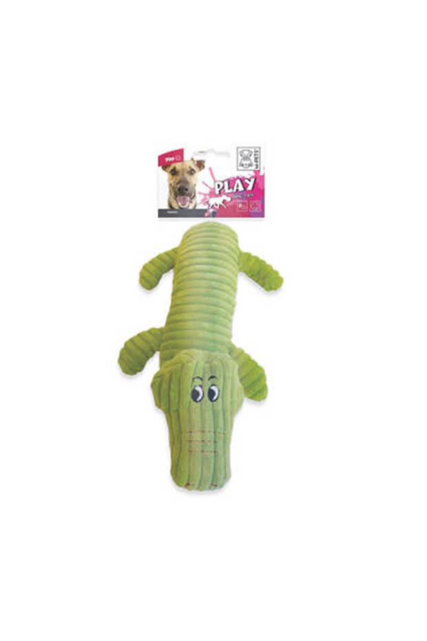 Plush Crocodile Dog Toy Green 32X17X9 cm