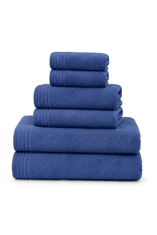 Pack Of 6 Towel Set – 330 GSM Microfiber, Soft, Absorbent & Quick Dry Bath Towels Set