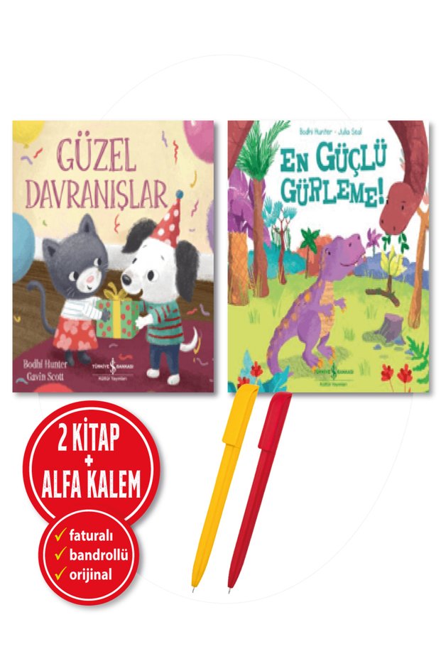 Alfa Kalem+Güzel Davranışlar+En Güçlü Gürleme!+Bodhi Hunter 2 Kitap+YENİ+Hikayeler