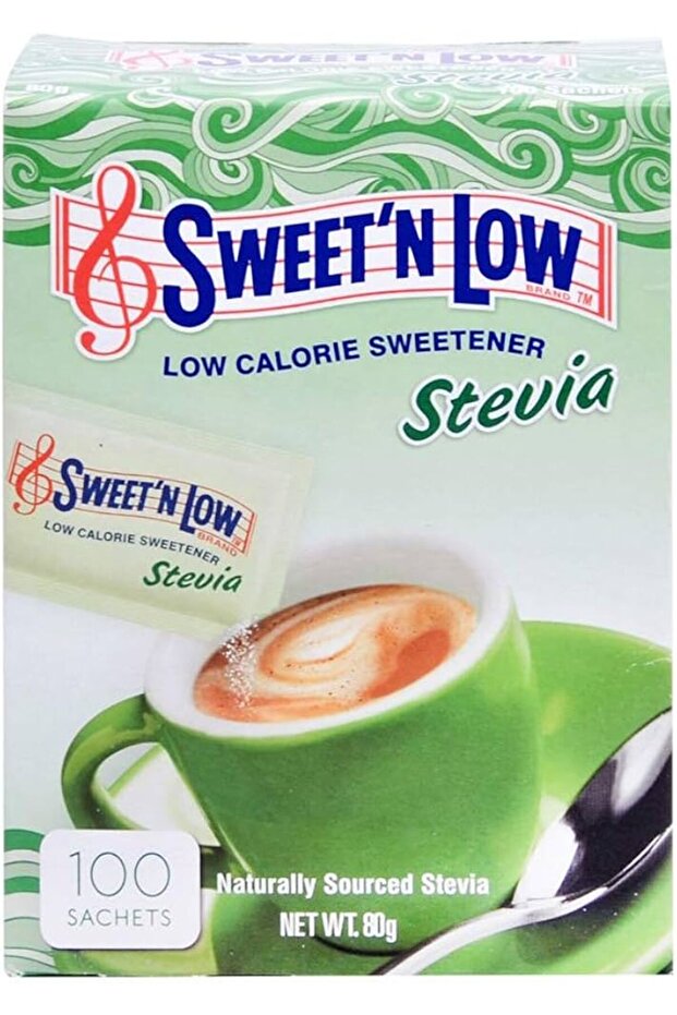 Sweet n Low STEVIA 100 SACHETS 12X80G