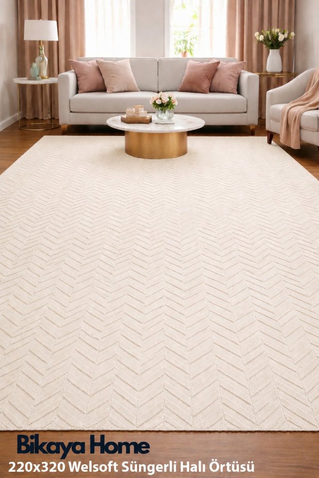 Welsoft Sponge Carpet Cover 220X320 cm | Soft Textured | Modern Living Room & Living Room Decor