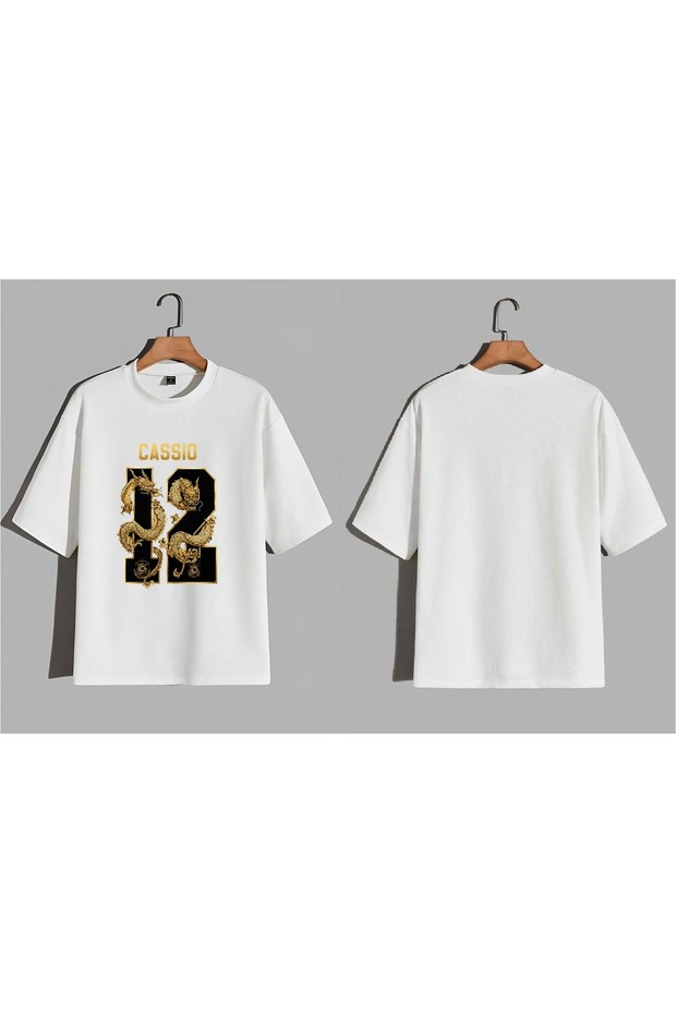 12 Pairs of Oversized T-Shirts with Dragon Print
