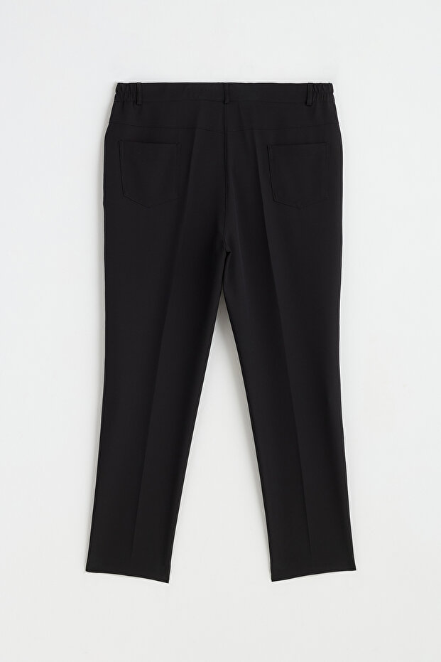 Plus Size Pants - Black - 3