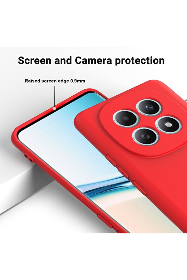 Solid Color Θήκη Σιλικόνης Red (Xiaomi Redmi Note 15 4G) - 3