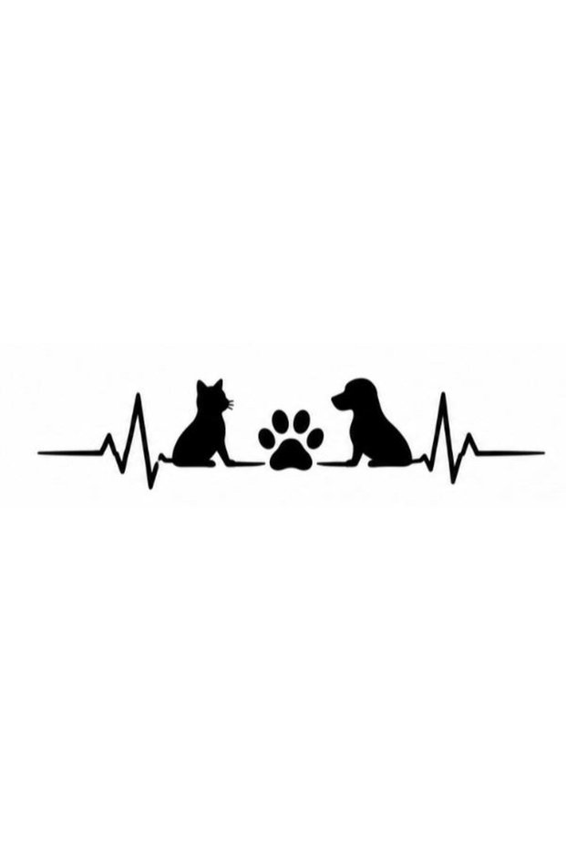 Animal Love Rhythm Sticker Vehicle Auto Compatible 22*7