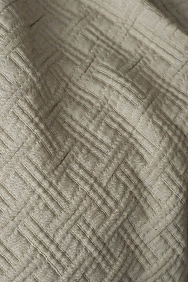 Ruby Beige Double Bedspread Set - 3