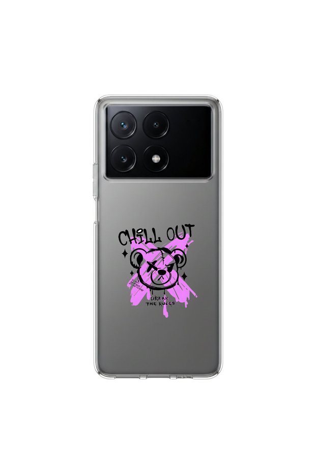 Poco X6 Pro Compatible Graffiti 7 Design Transparent Case