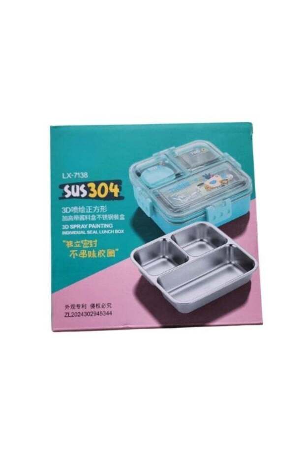 Stainless Steel Lunch Box with Compartments