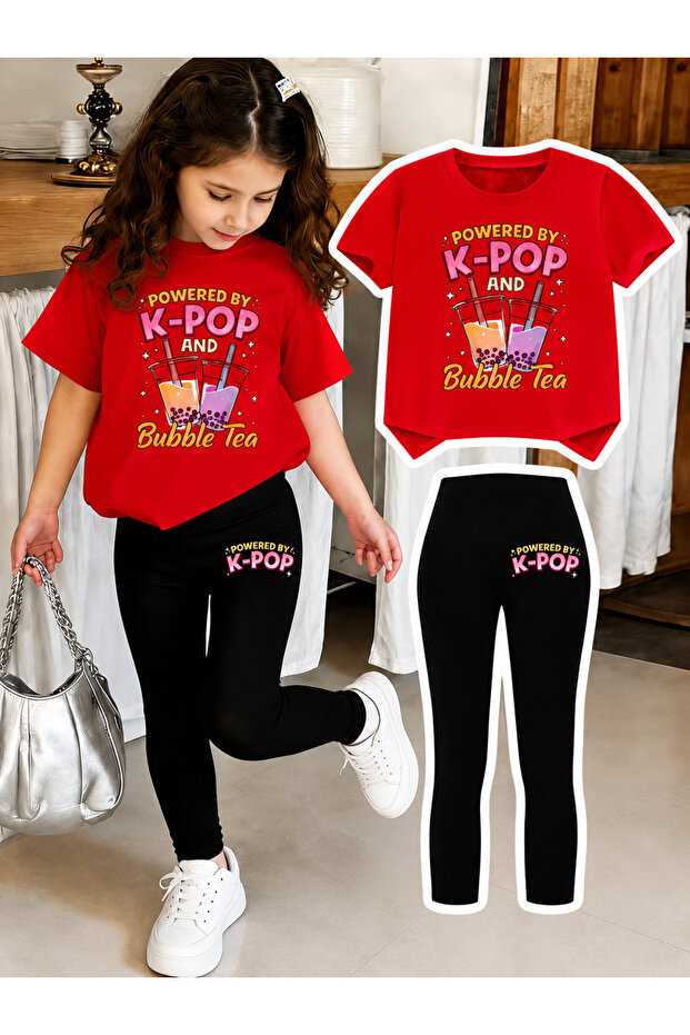 Kids Leggings and T-Shirt Set