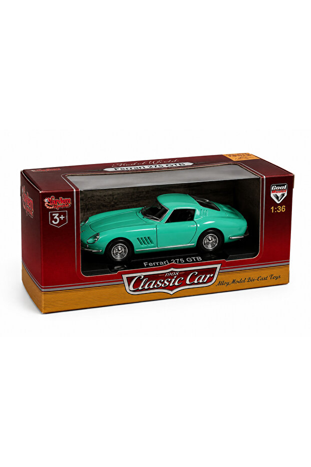 Vardem Ferrari 275 Gtb Classic Model Pull-And-Go Doors Open 1:36