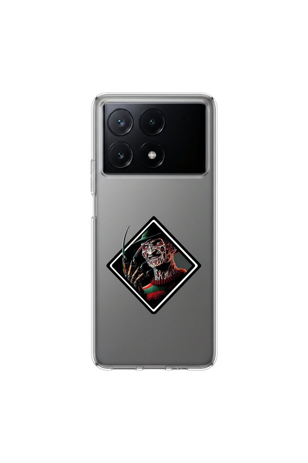 Poco X6 Pro Compatible Horror 2 Design Transparent Case