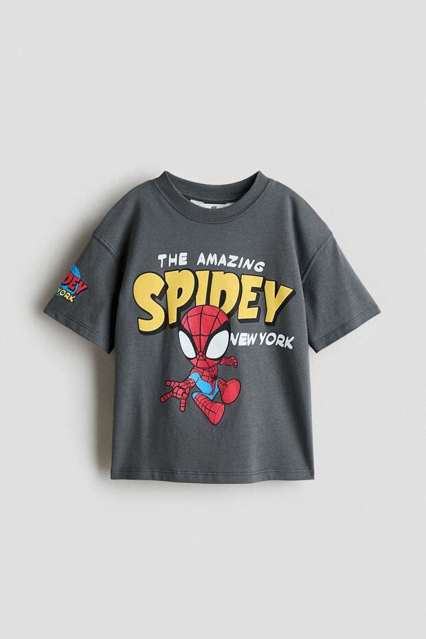 Loose-fit printed T-shirt