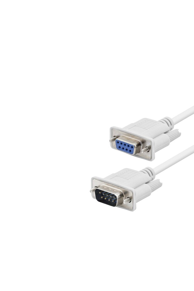 كابل توصيل منفذ تسلسلي RS232 بطول 1.5 متر - أبيض HDX7801