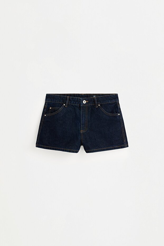 Denim şort - 6