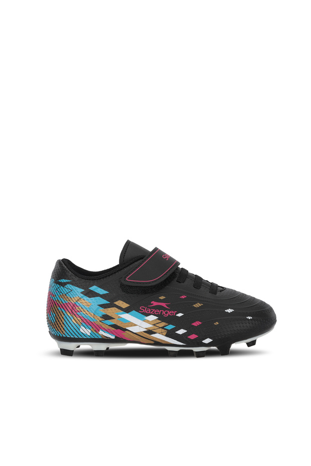Canaria Unisex Kids Black Football Shoes