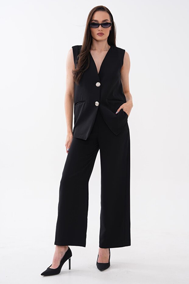 Women's Vest and Trouser Suit - 260458