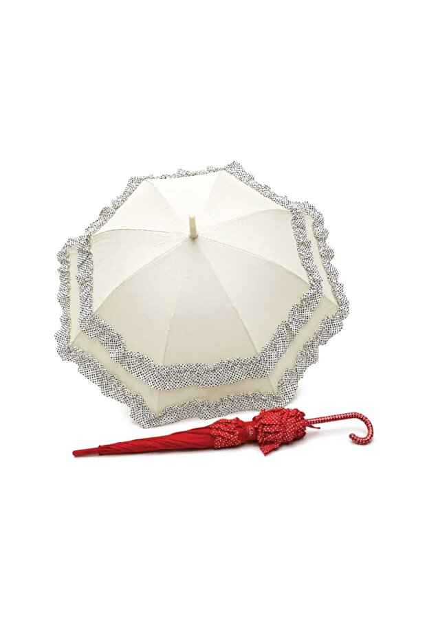 Automatic Open Straight Fashion Umbrella, Assorted