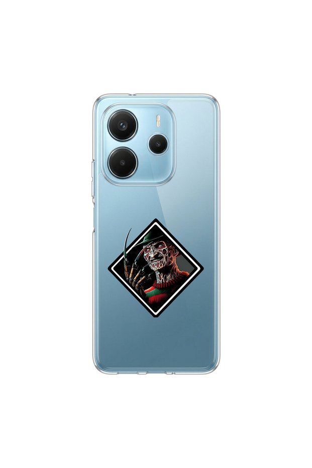 Redmi Note 14 Compatible Horror 2 Design Transparent Case