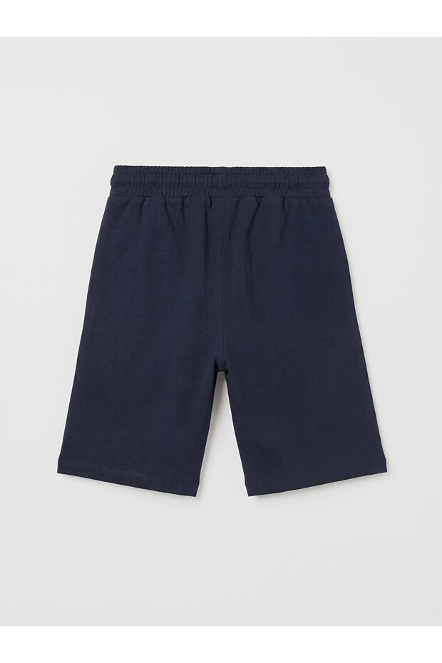 Two Mt Shop Quality Navy Blue Printed Boys' Shorts
