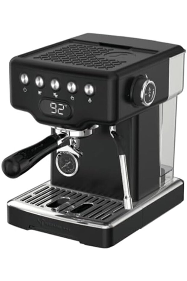 Espresso Coffee Machine - 1.8L, 19 Bar ULKA Pump, PID Temperature Control, (ME-ECM2115) (Black)|1350W