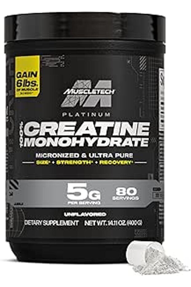 MT PLATINUM CREATINE MONOHYDRATE UNFLAVR 400G 80SERV : 5737
