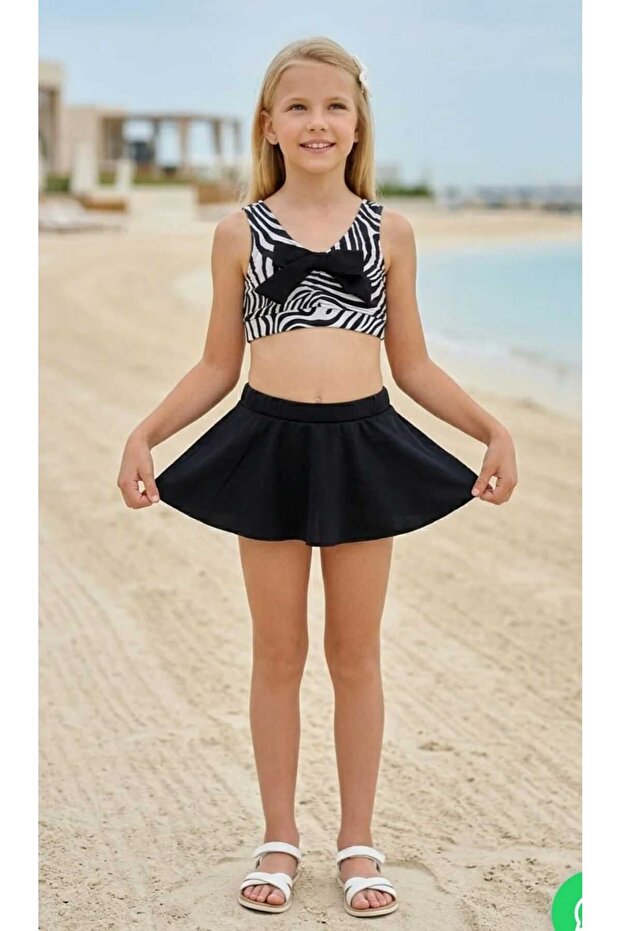 Skirted Bustier Bikini Set