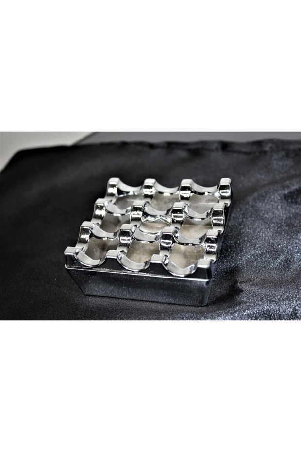 Metal 9 Hole Ashtray / Cigarette Tray