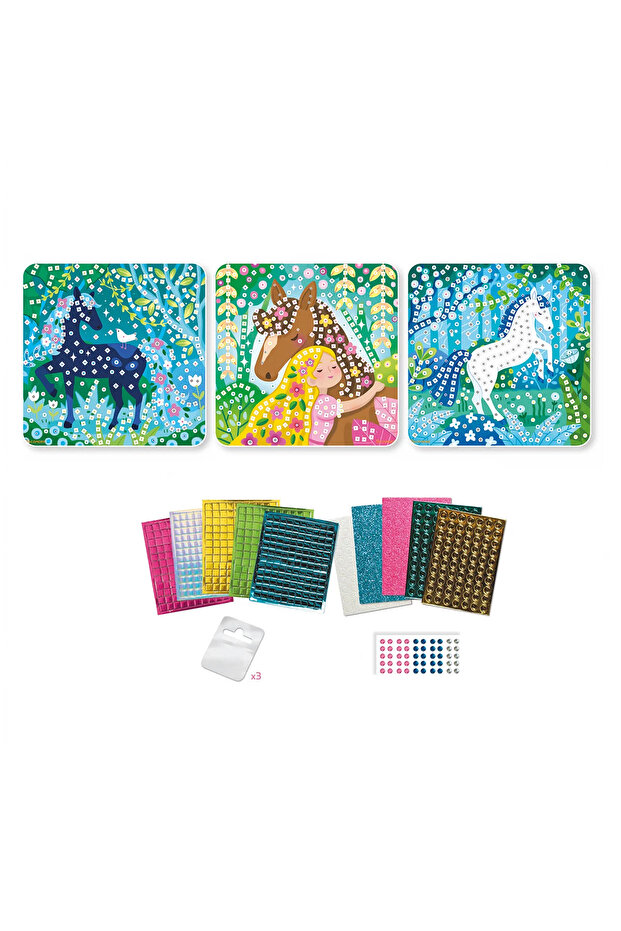 Set mozaic creativ, Cai, 1000 piese - 3