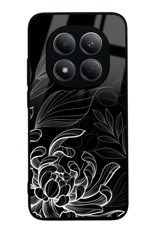 حافظة هاتف لامعة بتصميم أوراق شجر ضوء القمر لهاتف Xiaomi Redmi Note 15 Pro