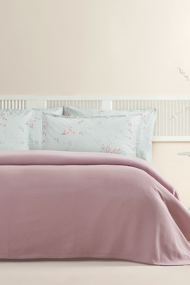 Sabina 100% Cotton Single Pique Set - Plum